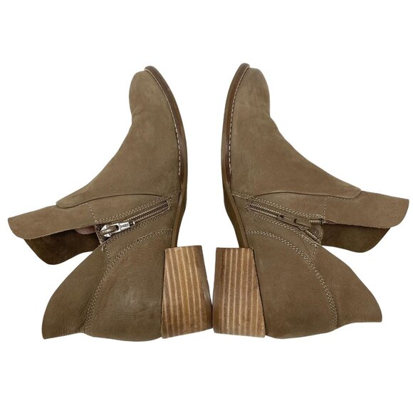 Seychelles Dwelling Bootie Size 7.5 Ankle Boot Western Stacked Heel Leather - Picture 4 of 12